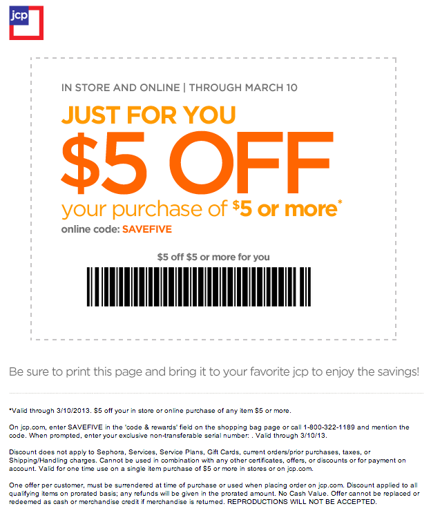Jcpenney Rewards Serial Number